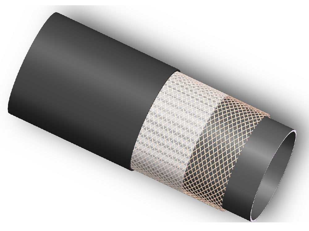 鋼絲纏繞塑料復(fù)合管高速線(xiàn)